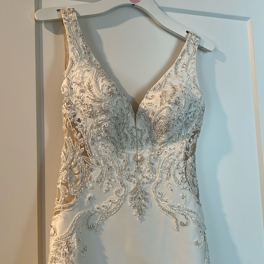 Beautiful elegant wedding dress